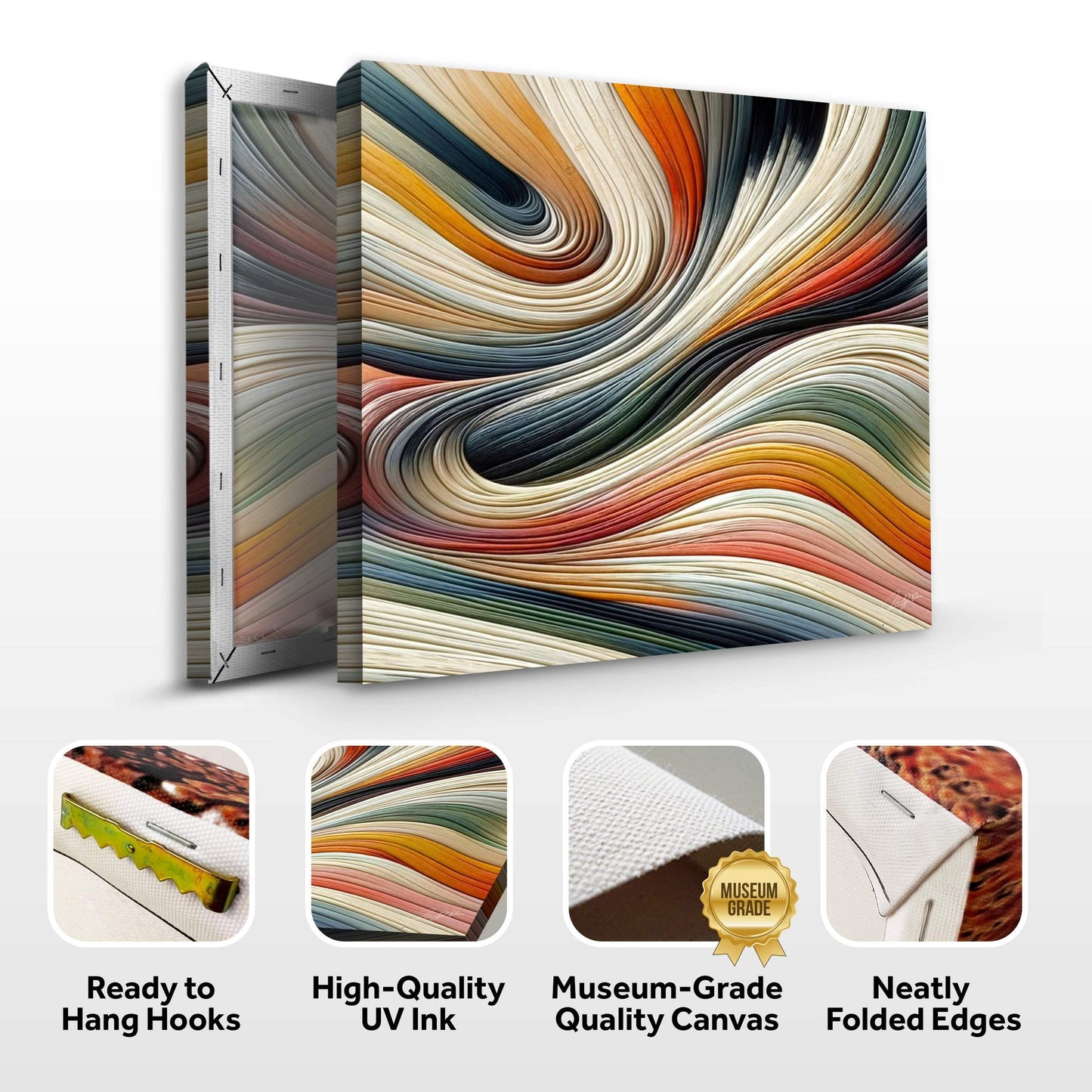 Canvas Print: "Spectral Swirl" - Tailored Canvases - Flyclothing LLC