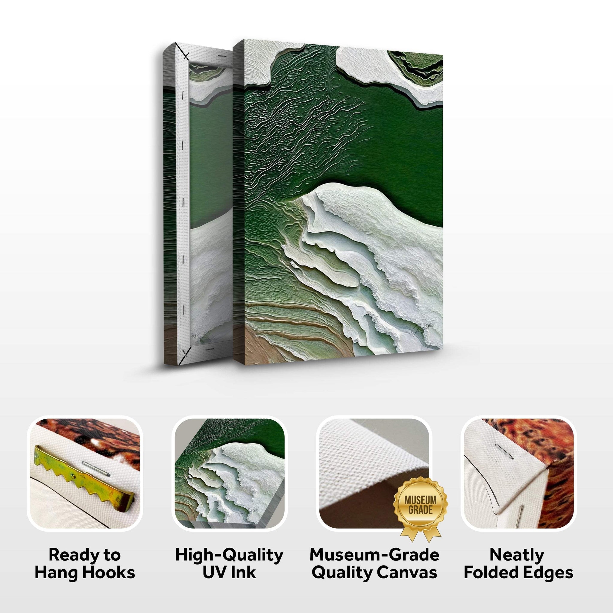 Canvas Print: "Verdant Cliffs II" - Tailored Canvases - Flyclothing LLC