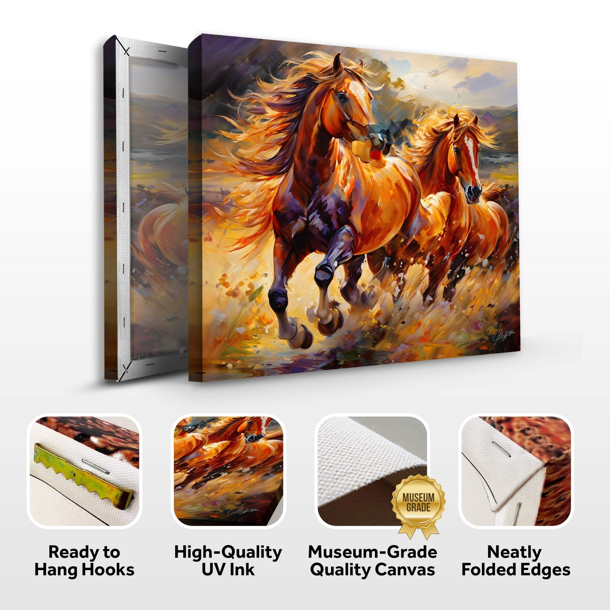 Canvas Print: "Majestic Gallop" - Tailored Canvases - Flyclothing LLC