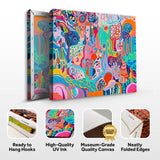 Canvas Print: "Kaleidoscopic Voyage" - Tailored Canvases - Flyclothing LLC