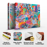 Canvas Print: "Kaleidoscopic Voyage II" - Tailored Canvases - Flyclothing LLC