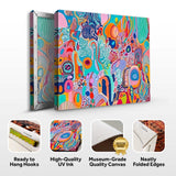 Canvas Print: "Kaleidoscopic Voyage III" - Tailored Canvases - Flyclothing LLC
