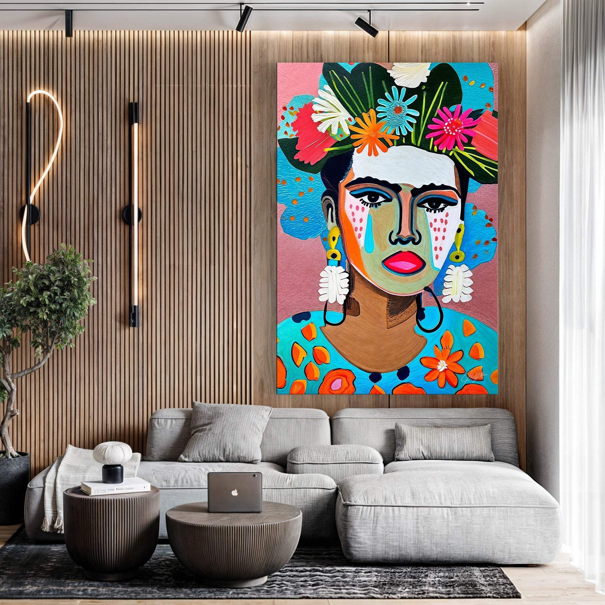 Canvas Print: "Floral Muse II" - Tailored Canvases - Flyclothing LLC