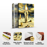 Canvas Print: "Surreal Flames" - Tailored Canvases - Flyclothing LLC