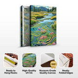Canvas Print: "Flowing Serenity" - Tailored Canvases - Flyclothing LLC