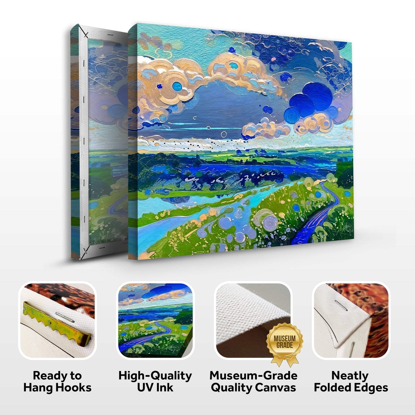 Canvas Print: "Cloud Dance" - Tailored Canvases - Flyclothing LLC