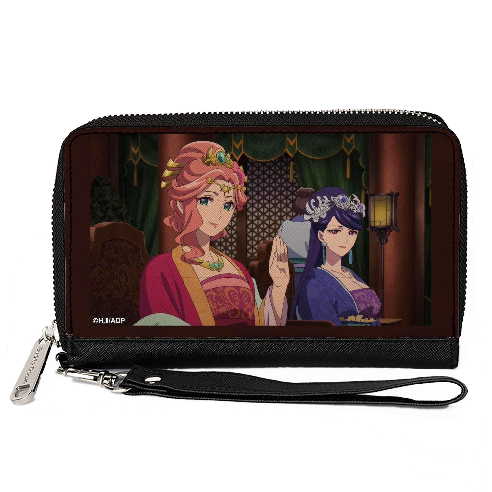 PU Zip Around Wallet Rectangle - The Apothecary Diaries Gyokuyou and Lihua Scene