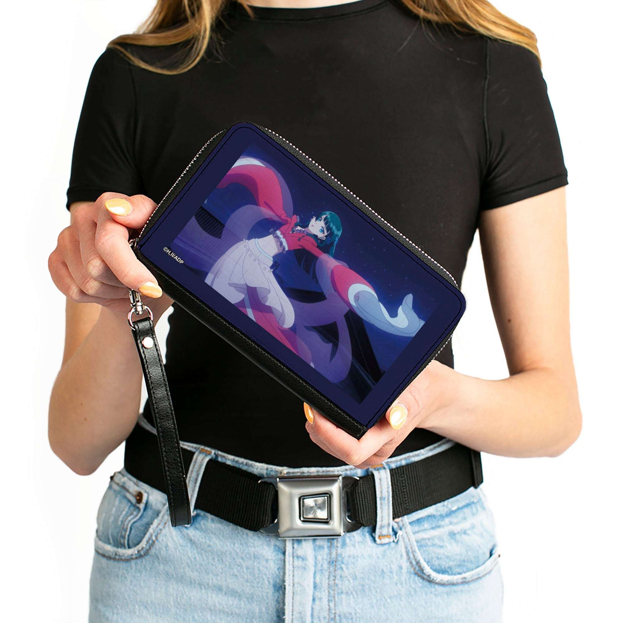 PU Zip Around Wallet Rectangle - The Apothecary Diaries Maomao Dancing Scene
