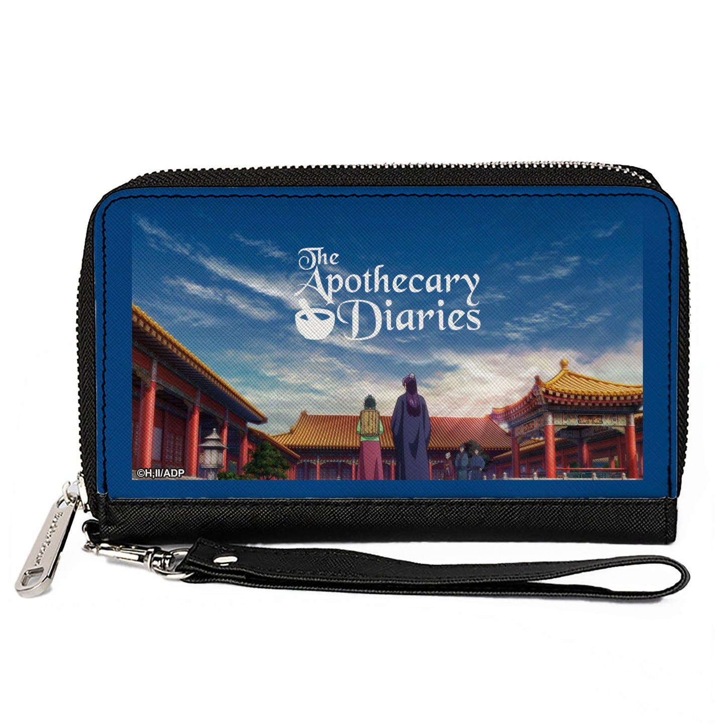 PU Zip Around Wallet Rectangle - THE APOTHECARY DIARIES Maomao and Jinshi Imperial Palace Scene