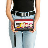 PU Zip Around Wallet Rectangle - South Park Girls Deep Learning Hopscotch Group Scene - Buckle-Down - Flyclothing LLC