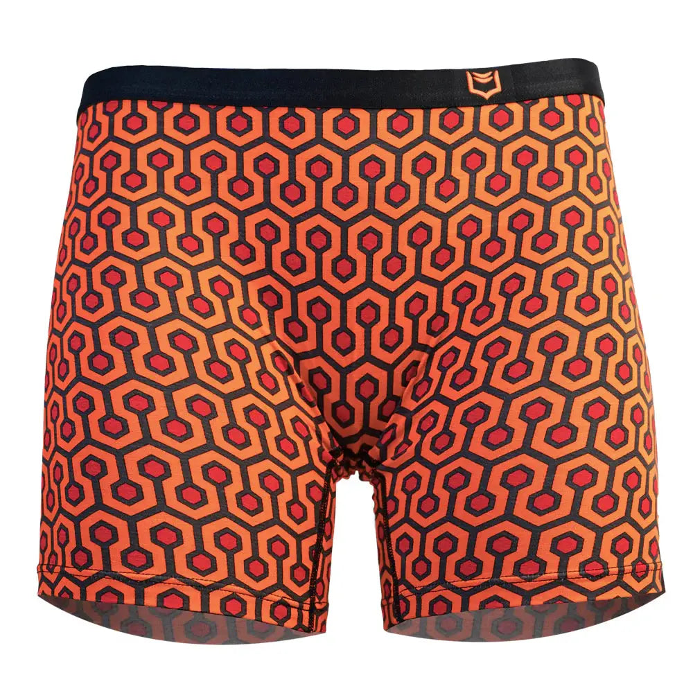 SHEATH Women's Bamboo Hexagon Long Leg Boxer Brief - SHEATH UNDERWEAR - Flyclothing LLC