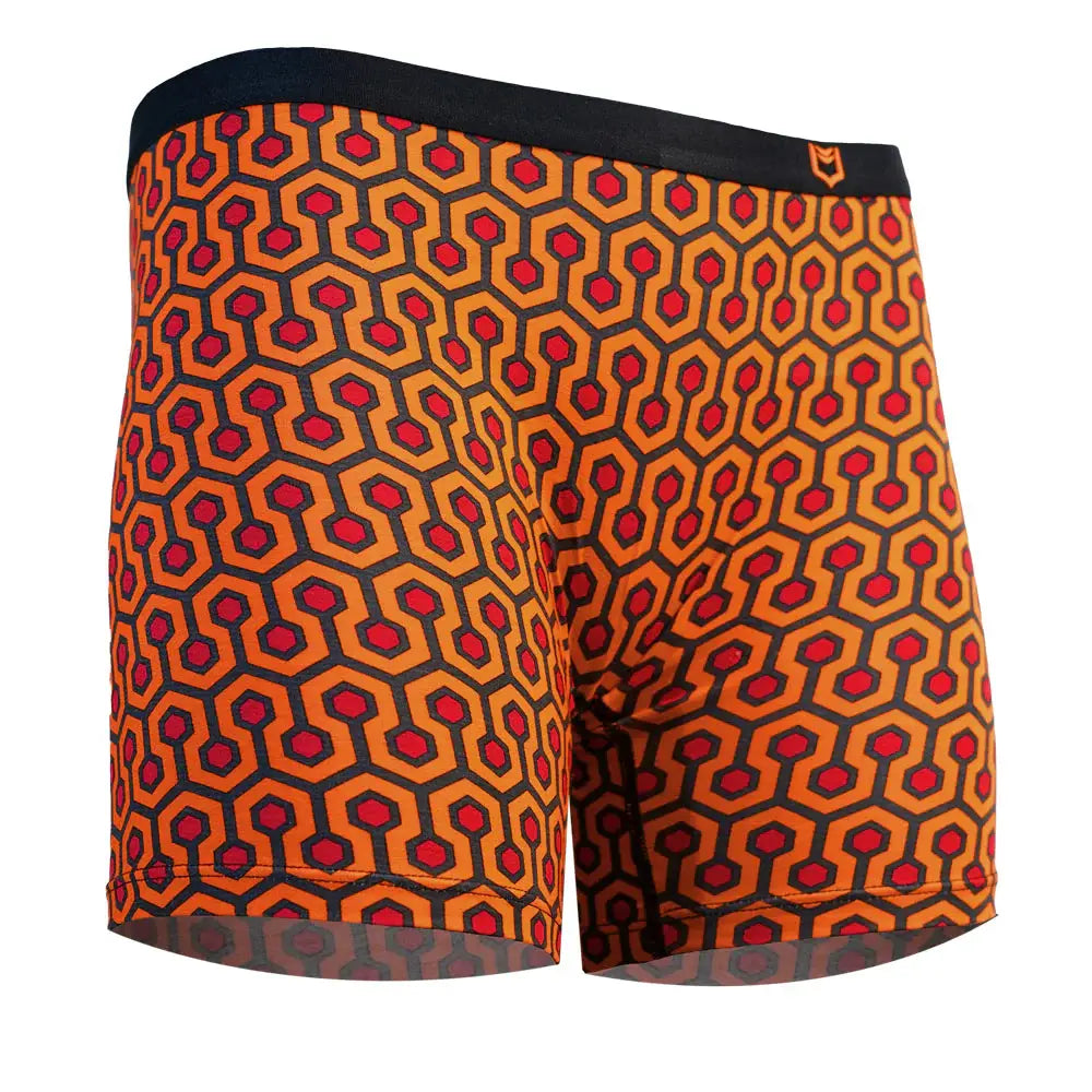 SHEATH Women's Bamboo Hexagon Long Leg Boxer Brief - SHEATH UNDERWEAR - Flyclothing LLC