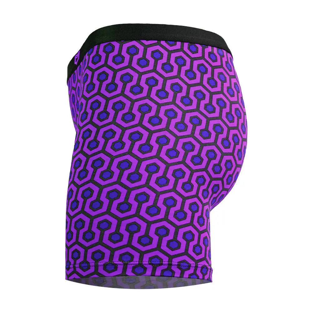 SHEATH Women's Bamboo Hexagon Long Leg Boxer Brief - SHEATH UNDERWEAR - Flyclothing LLC