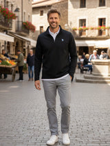 Montauk Quarter Zip Midweight Comfort - White Water Life - Flyclothing LLC