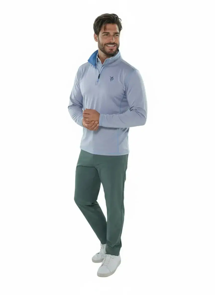 Montauk Quarter Zip Midweight Comfort - White Water Life - Flyclothing LLC