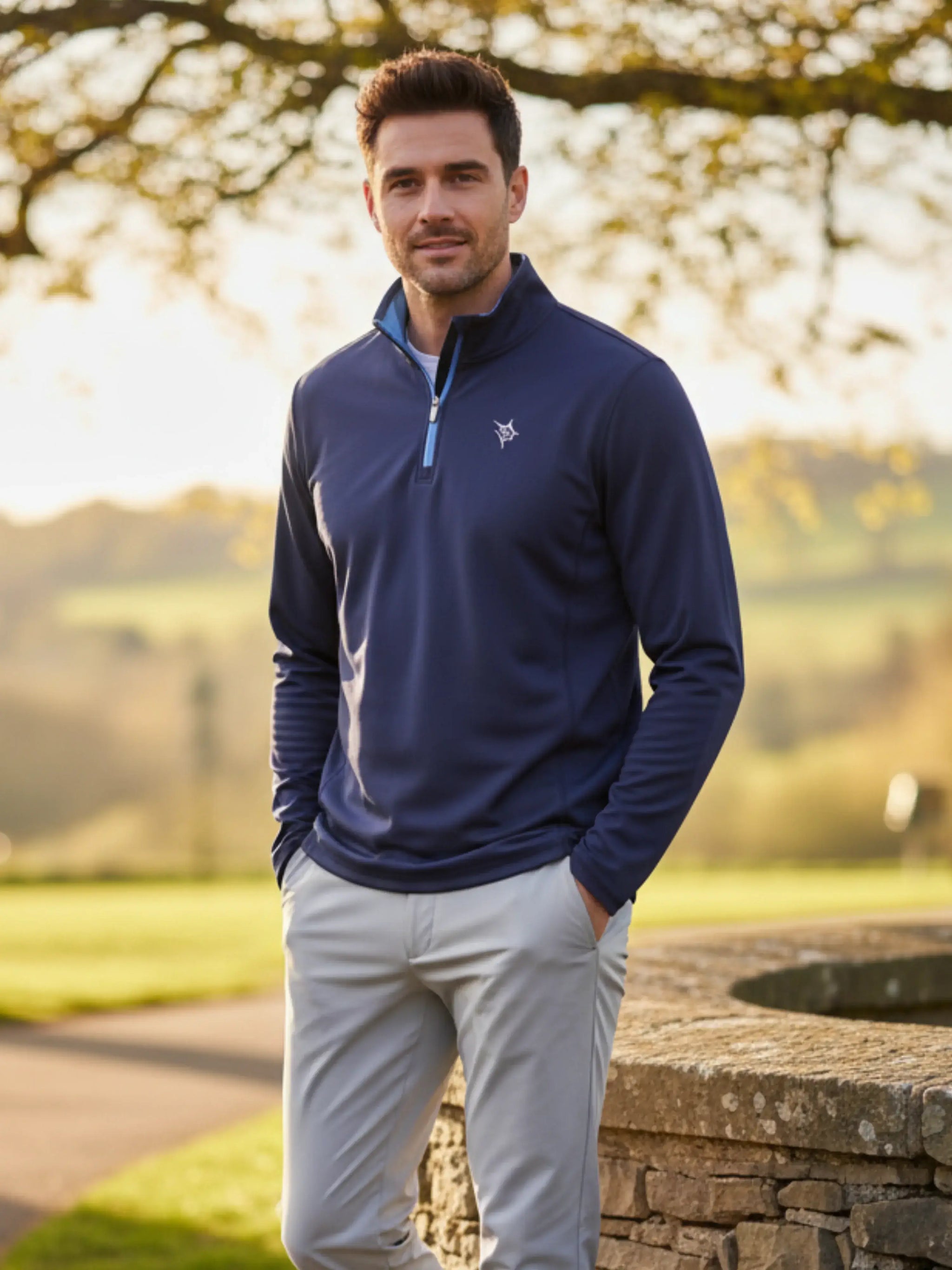 Montauk Quarter Zip Midweight Comfort - White Water Life - Flyclothing LLC