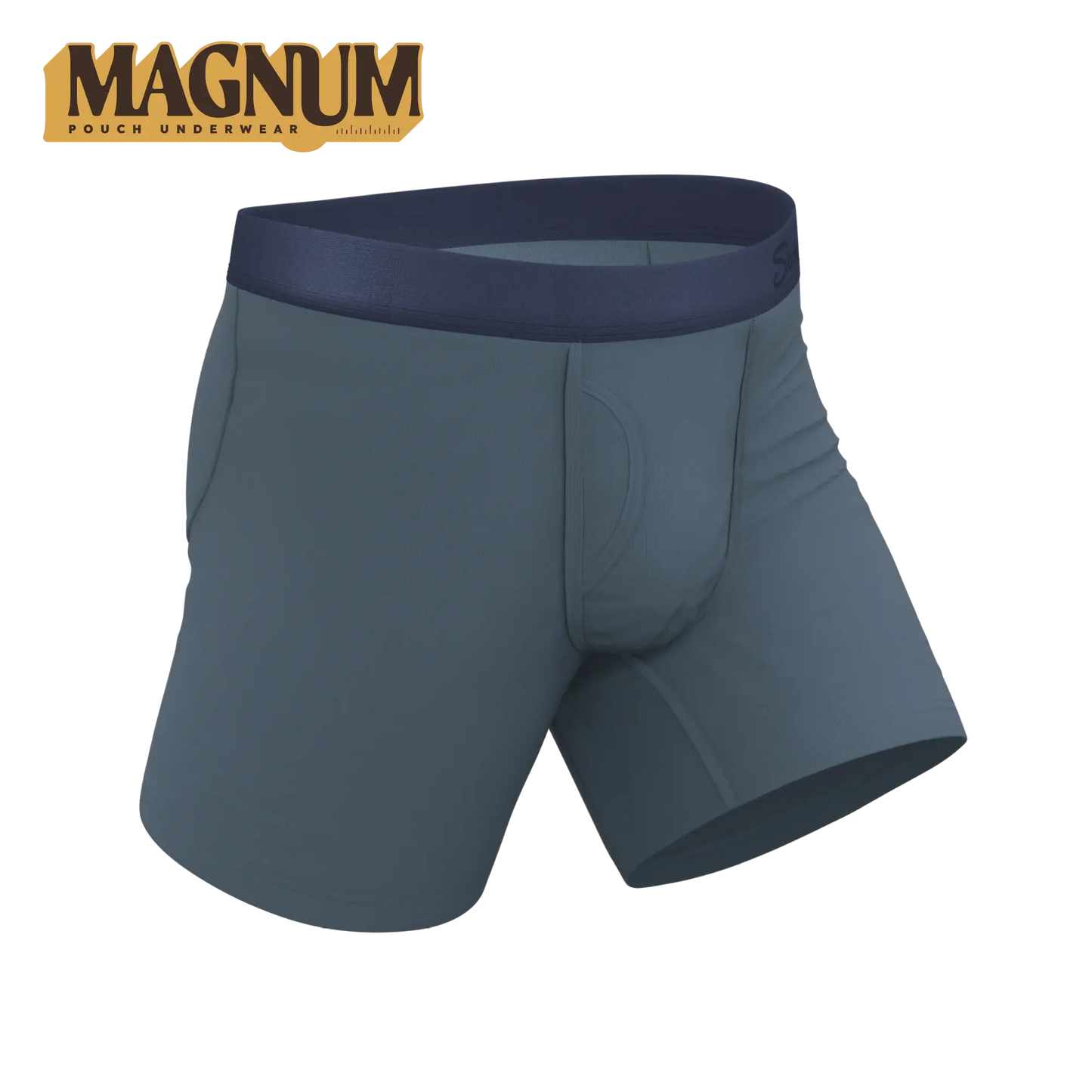 The Wake In The Lake | Tonal Teal Ball Hammock® Magnum Big Pouch Underwear - Shinesty - Flyclothing LLC