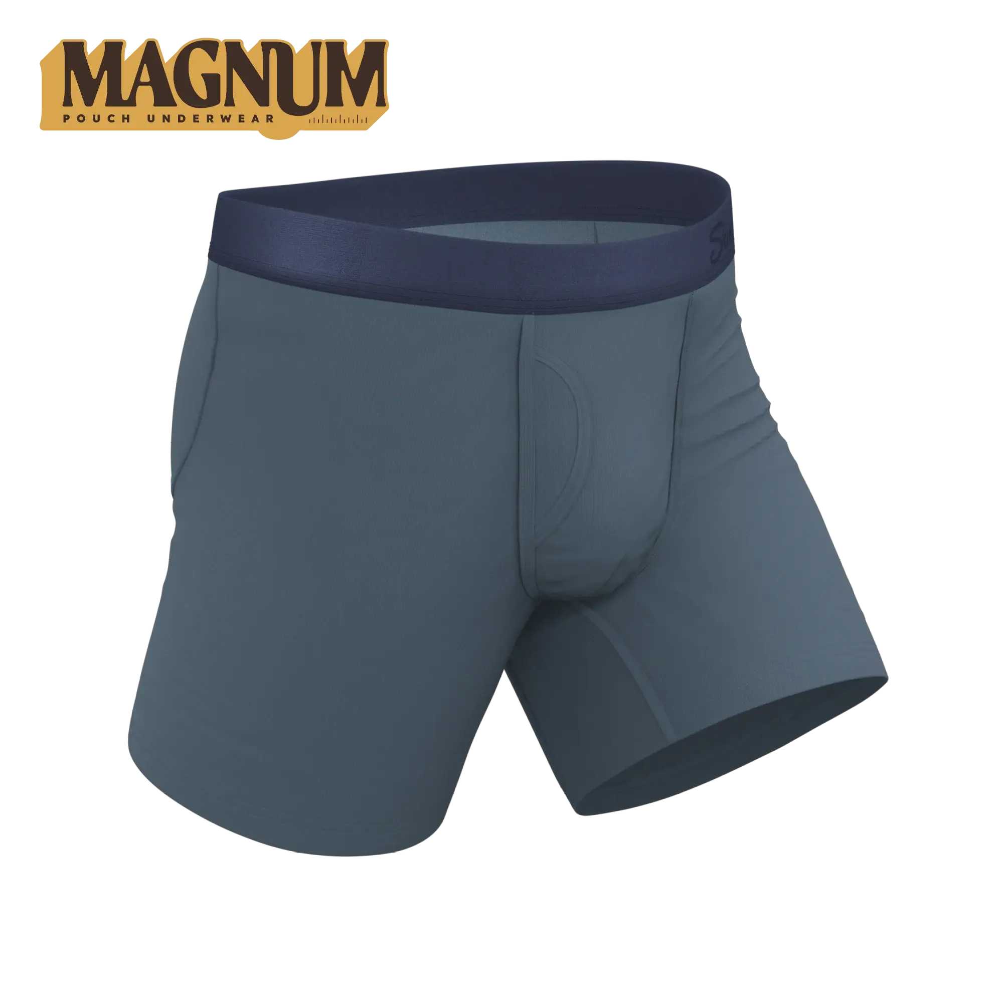 The Wake In The Lake | Tonal Teal Ball Hammock® Magnum Big Pouch Underwear - Shinesty - Flyclothing LLC