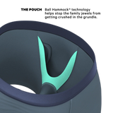 The Wake In The Lake | Tonal Teal Ball Hammock® Pouch Underwear With Fly - Shinesty - Flyclothing LLC