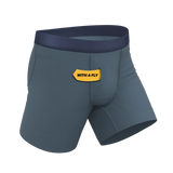 The Wake In The Lake | Tonal Teal Ball Hammock® Pouch Underwear With Fly - Shinesty - Flyclothing LLC