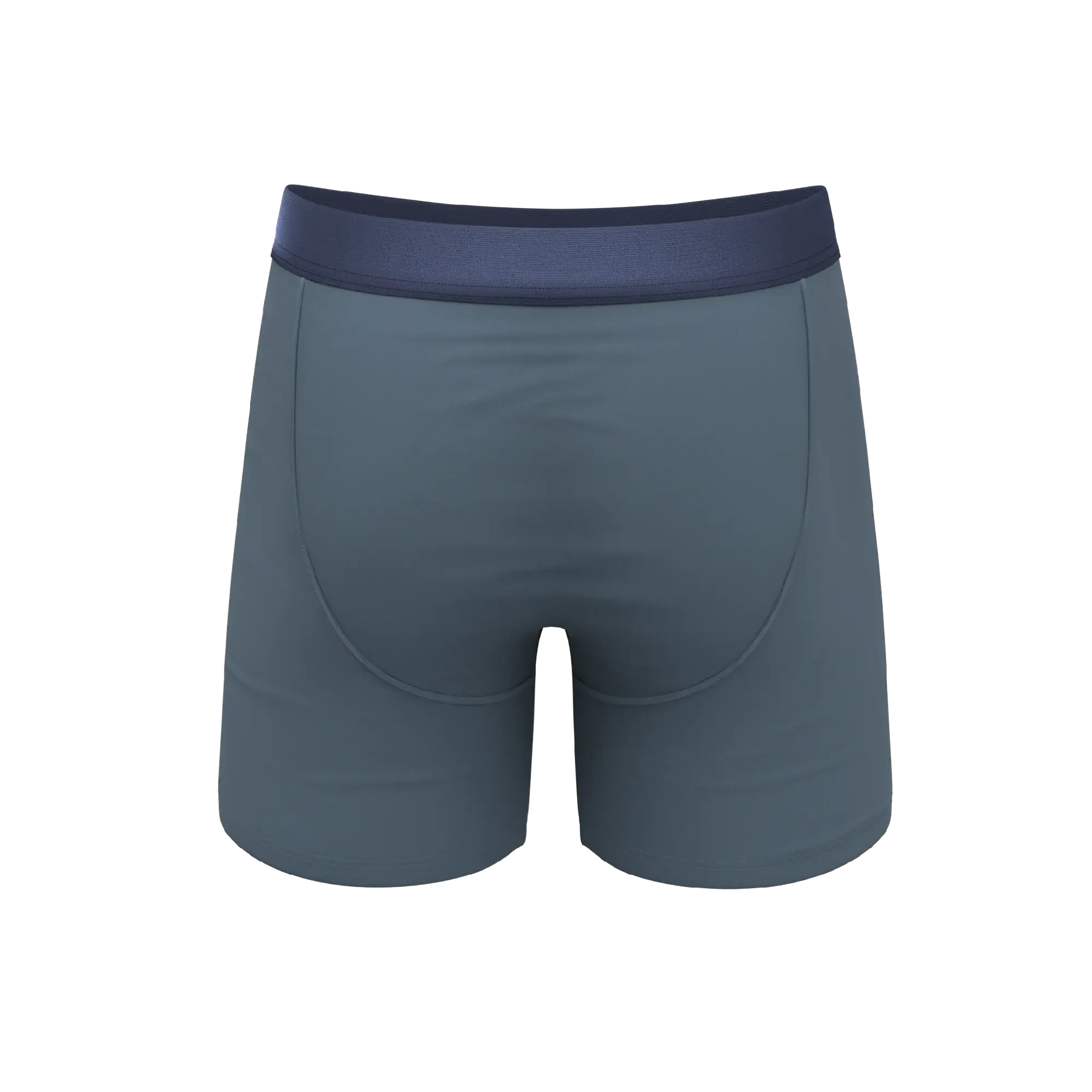 The Wake In The Lake | Tonal Teal Ball Hammock® Pouch Underwear With Fly - Shinesty - Flyclothing LLC