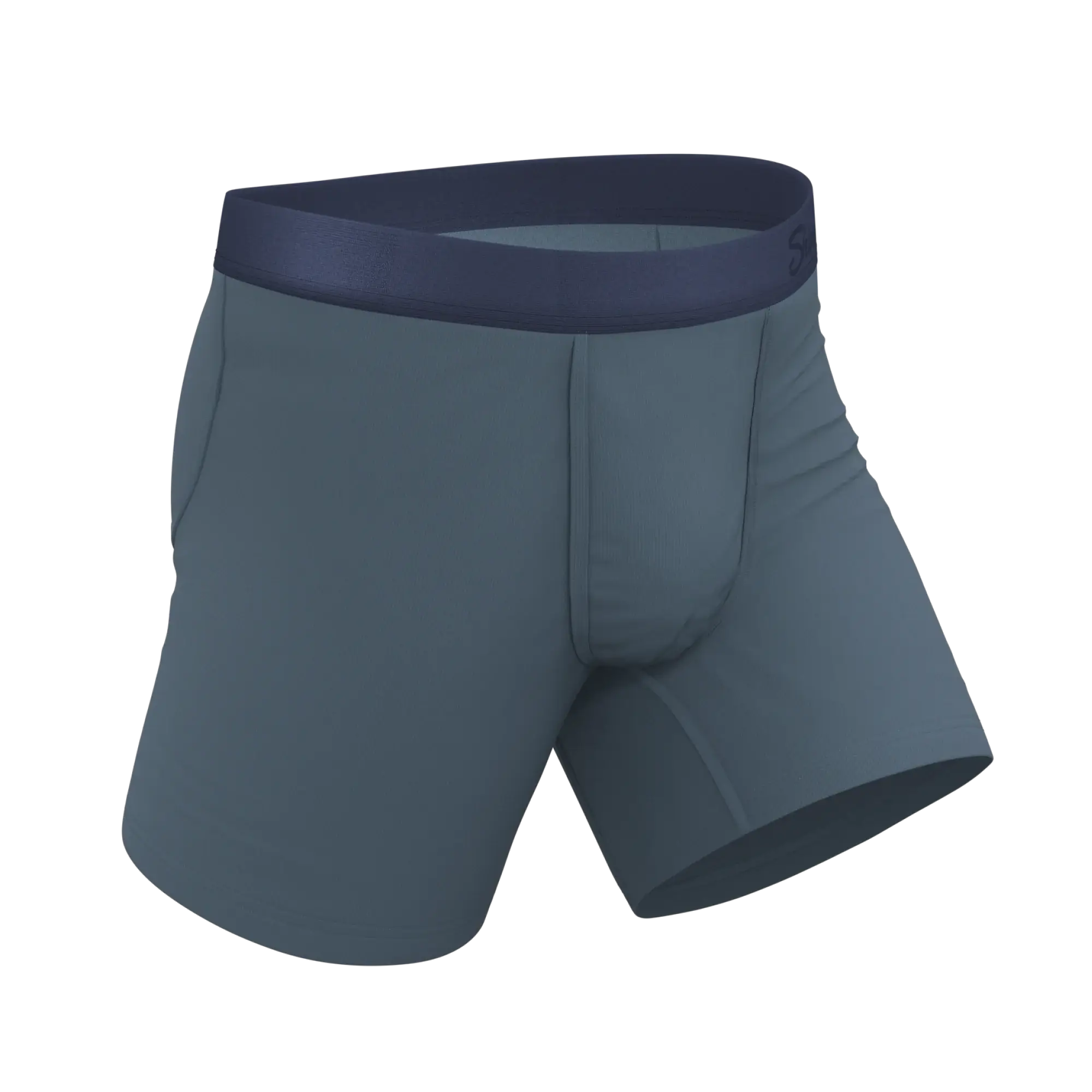 The Wake In The Lake | Tonal Teal Ball Hammock® Pouch Underwear - Shinesty - Flyclothing LLC
