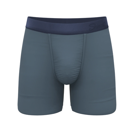 The Wake In The Lake | Tonal Teal Ball Hammock® Pouch Underwear - Shinesty - Flyclothing LLC