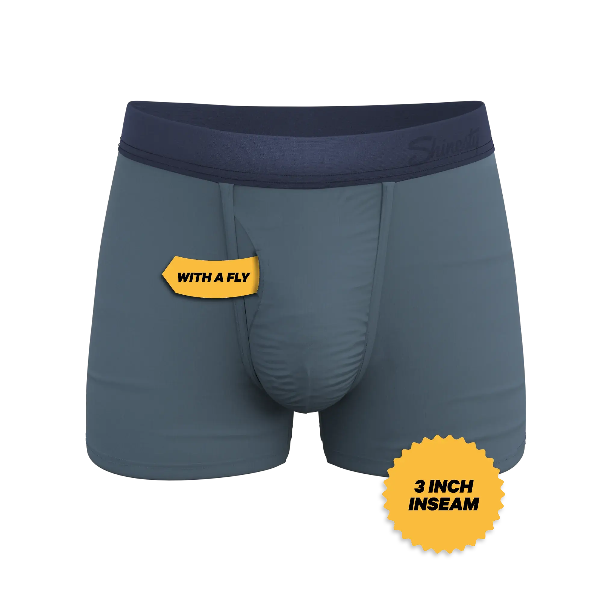 The Wake In The Lake | Tonal Teal Ball Hammock® Pouch Trunks Underwear - Shinesty - Flyclothing LLC