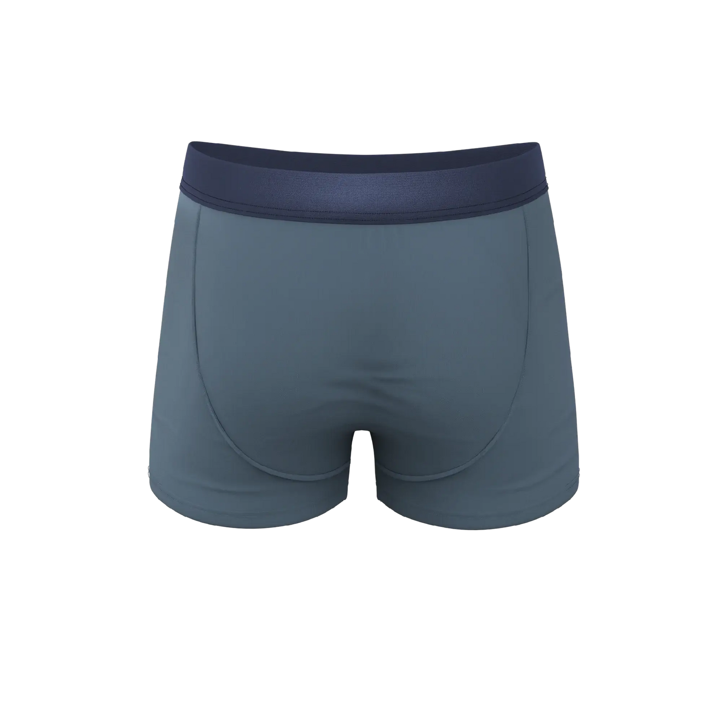 The Wake In The Lake | Tonal Teal Ball Hammock® Pouch Trunks Underwear - Shinesty - Flyclothing LLC