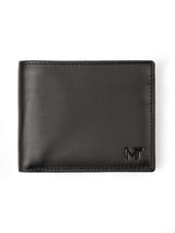 Wealth Ward Black Bi-folded Wallet - Classy Leather Bags - Flyclothing LLC