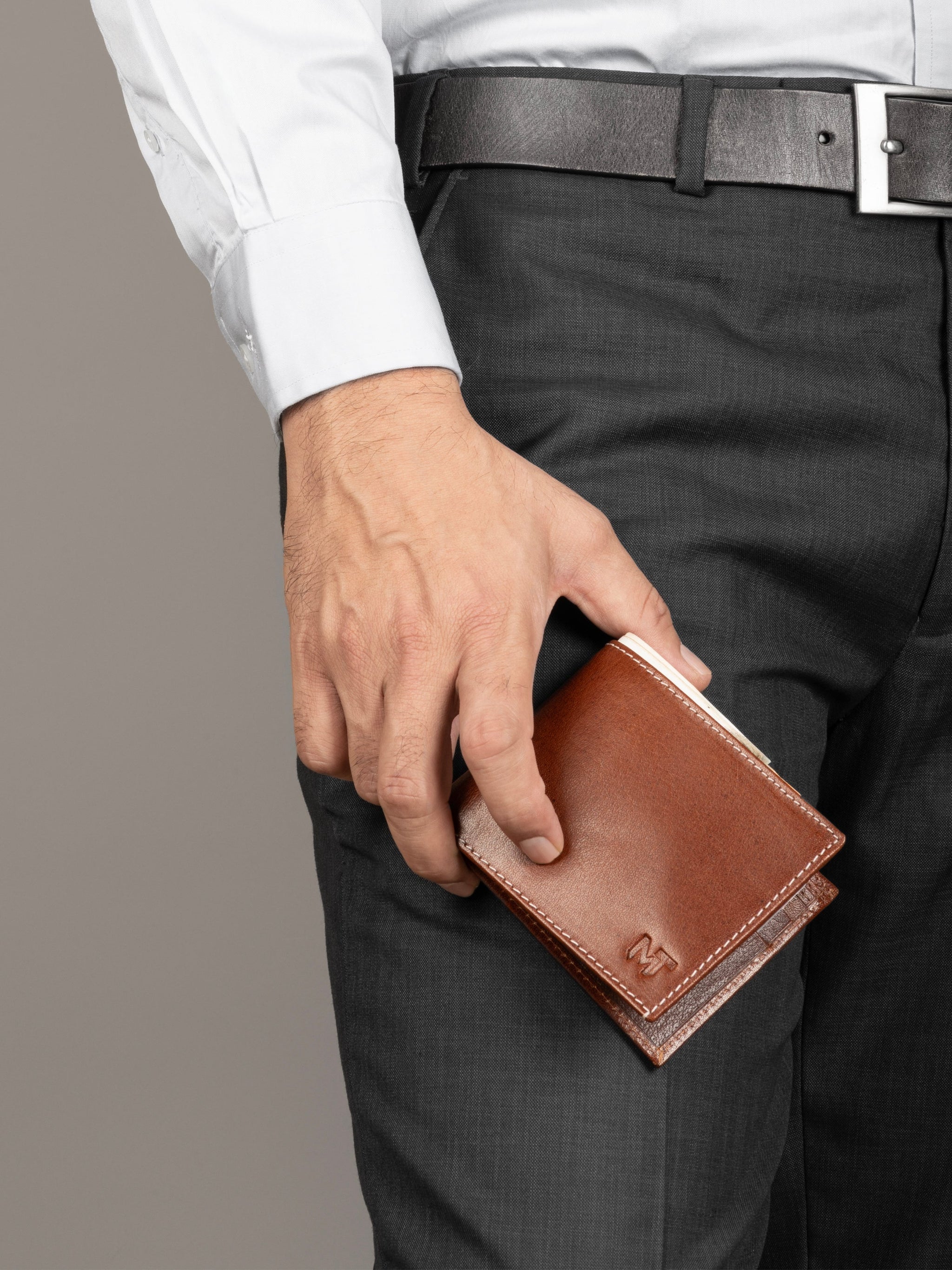 Men's Patrick Bifold Wallet - Classy Leather Bags - Flyclothing LLC