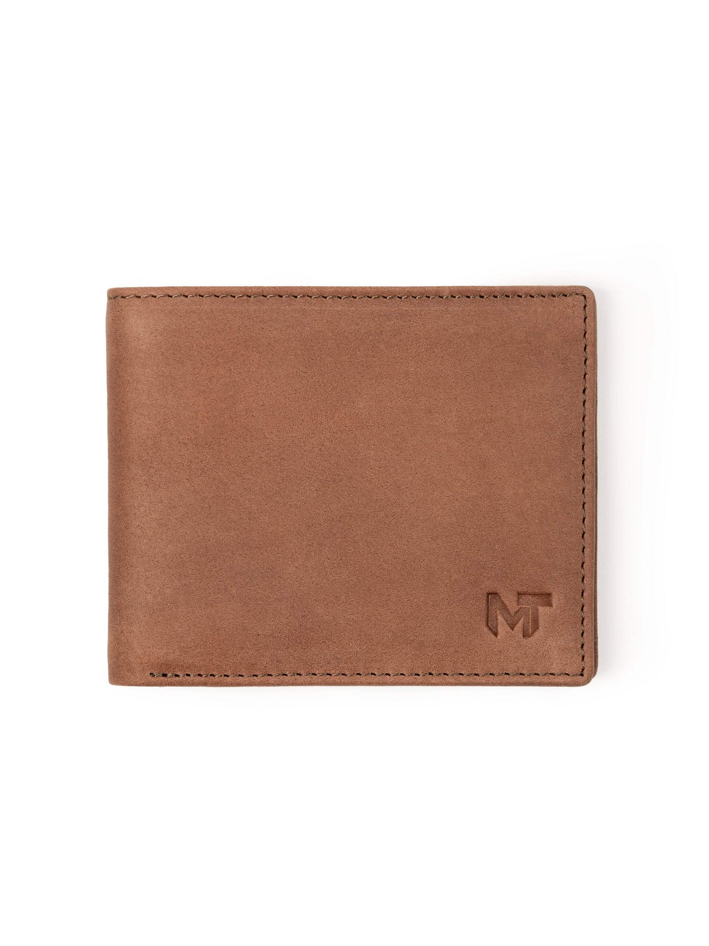 Tan Brown Slate Wallet - Mat finish - Classy Leather Bags - Flyclothing LLC