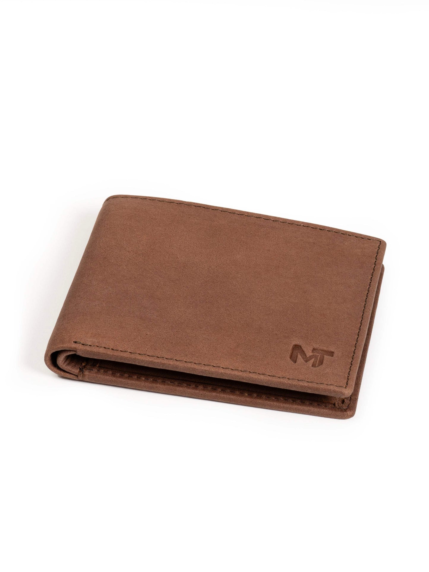Tan Brown Slate Wallet - Mat finish - Classy Leather Bags - Flyclothing LLC