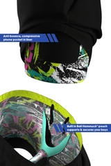 The Warm Up | Black and Neon Ball Hammock® 7 Inch Athletic Shorts - Shinesty