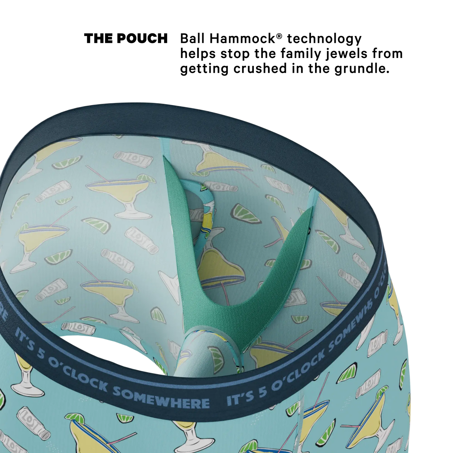 The Wasting Away | Shinesty x Margaritaville® Ball Hammock® Pouch Underwear With Fly - Shinesty - Flyclothing LLC