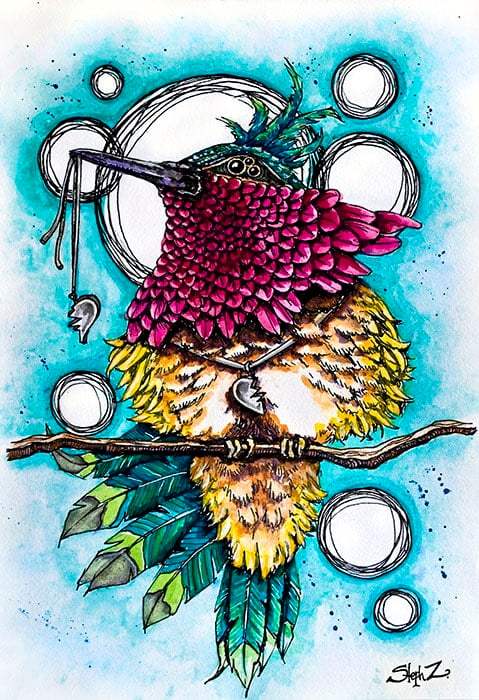 Black Market Art Company Watching Waiting Print - Black Market Art Company - Flyclothing LLC