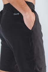 The Water Break | Black and Green Neon Ball Hammock® 9 Inch Athletic Shorts