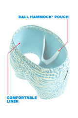 The Water Park | Neon Abstract Line Ball Hammock® Pouch 8" Swim Trunks - Shinesty - Flyclothing LLC