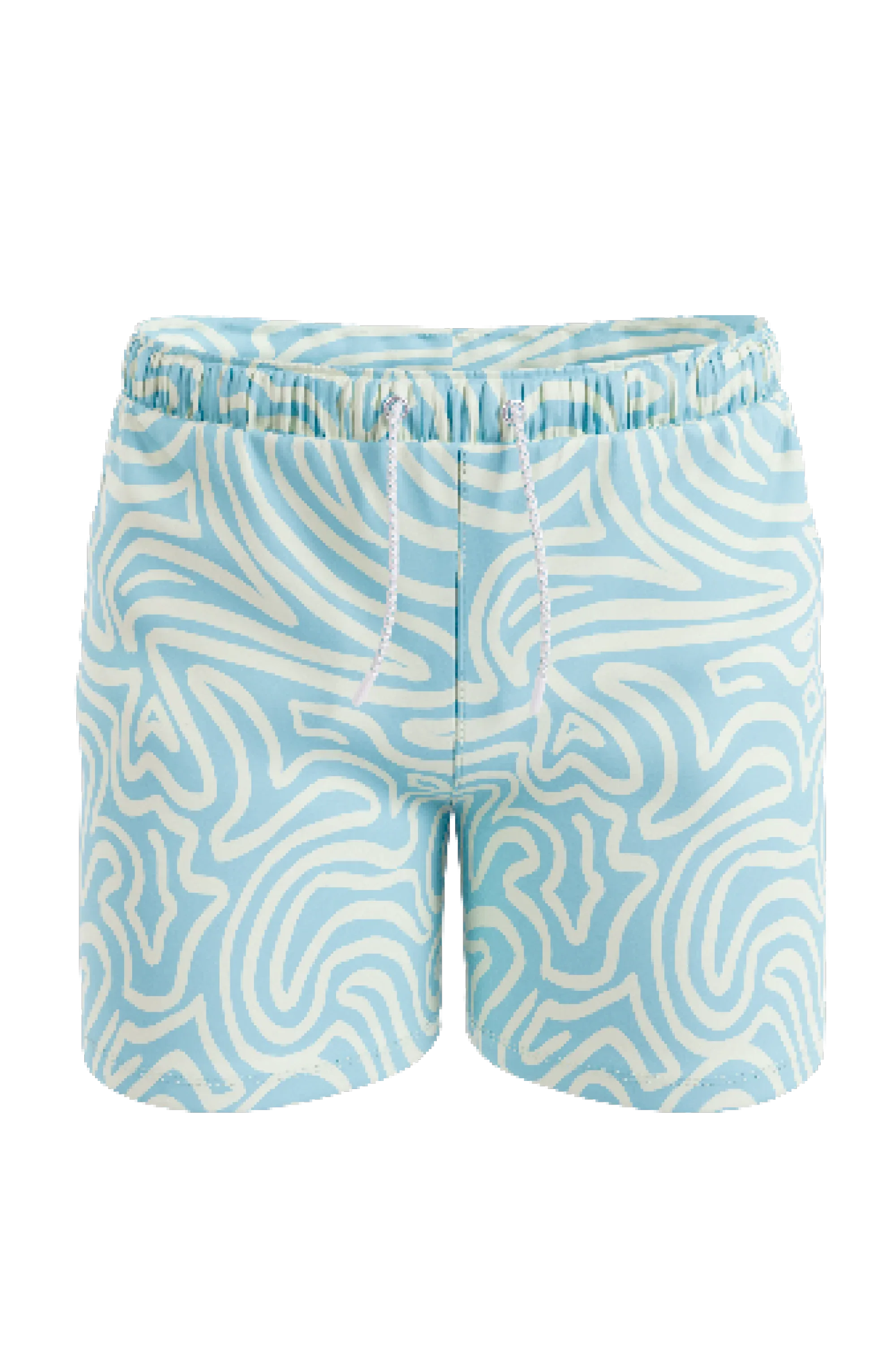 The Water Park | Neon Abstract Line Ball Hammock® Pouch 5" Swim Trunks - Shinesty - Flyclothing LLC