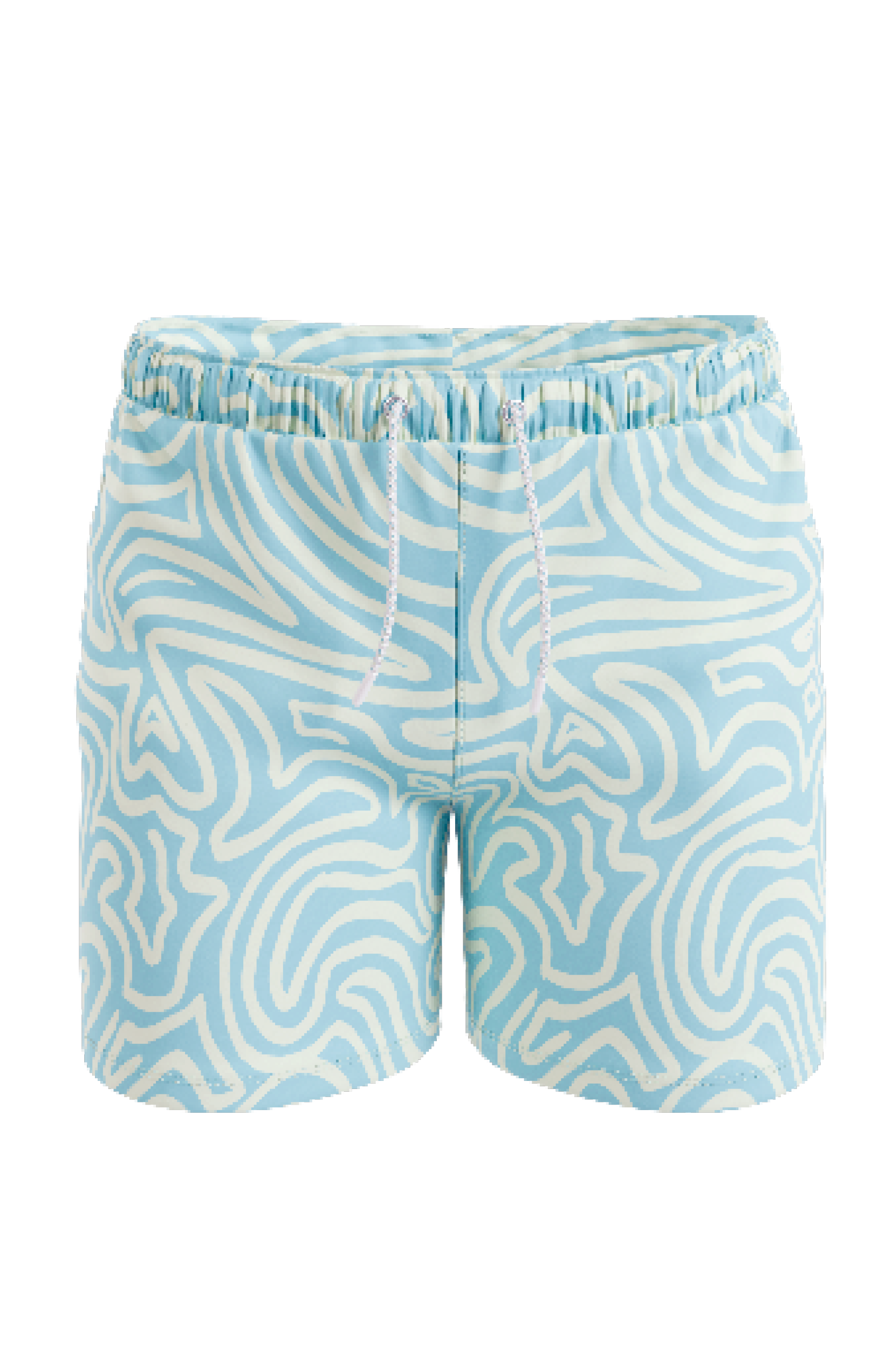The Water Park | Neon Abstract Line Ball Hammock® Pouch 5" Swim Trunks - Shinesty - Flyclothing LLC