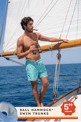 The Water Park | Neon Abstract Line Ball Hammock® Pouch 5" Swim Trunks - Shinesty - Flyclothing LLC