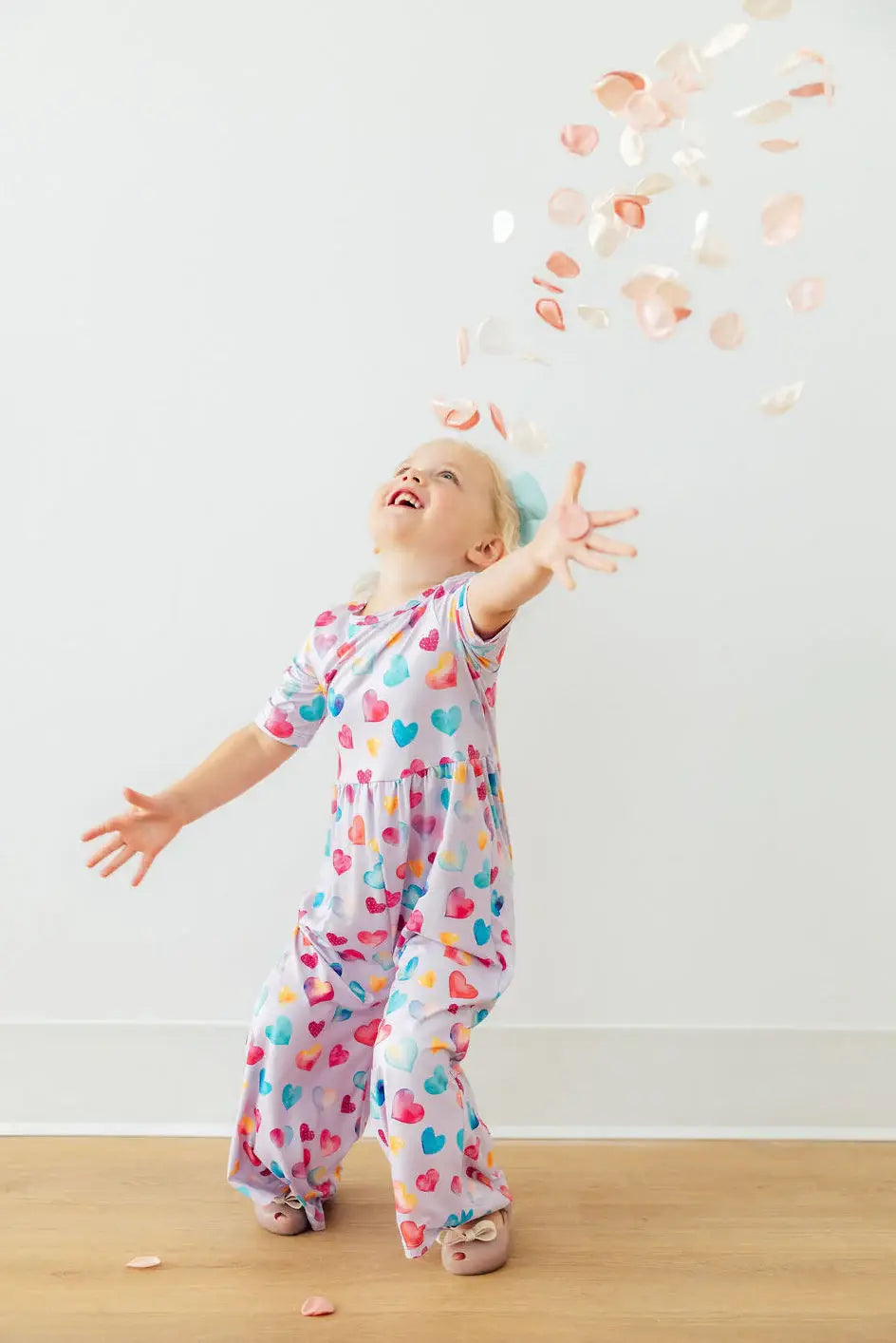 Watercolor Kisses Wide Leg Jumpsuit - Mila & Rose ® - Flyclothing LLC