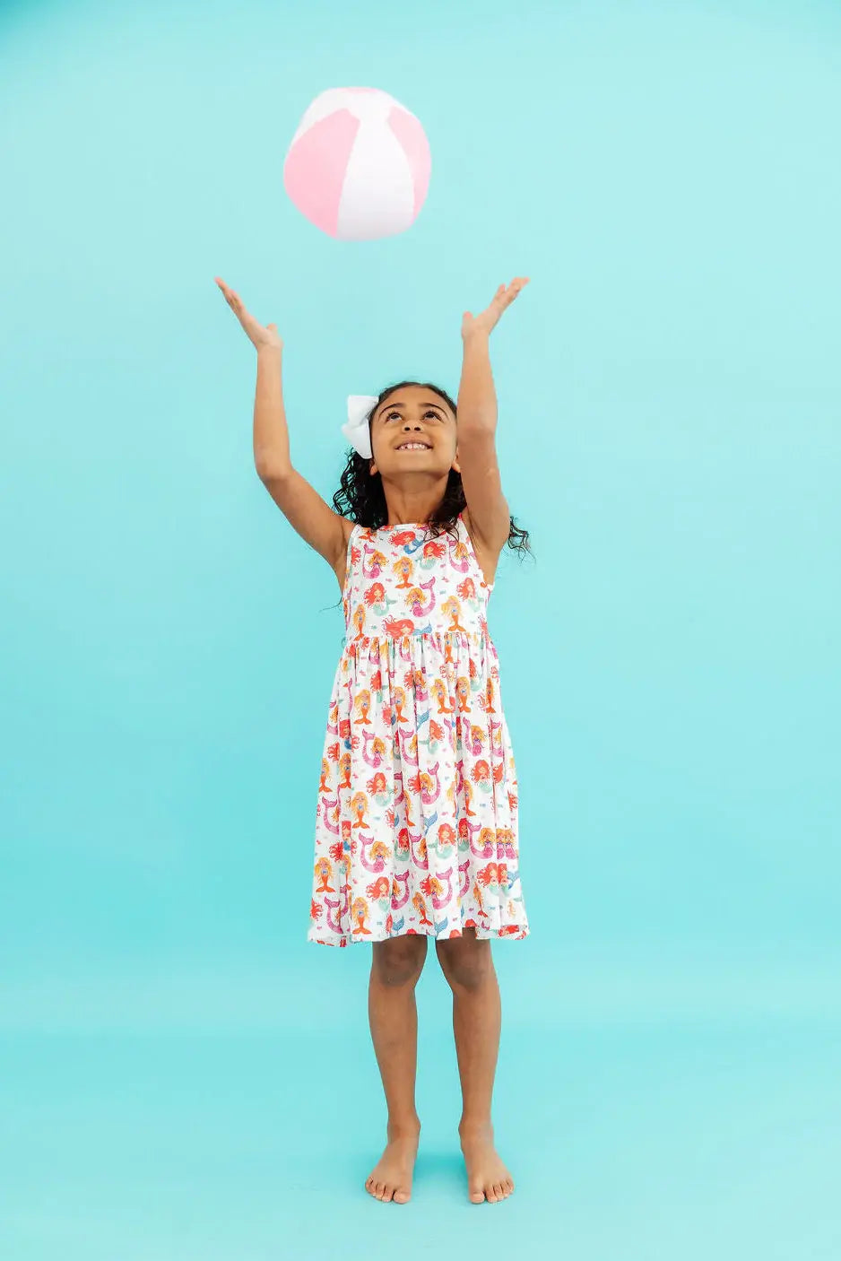 Watercolor Mermaids Tank Twirl Dress - Mila & Rose ® - Flyclothing LLC