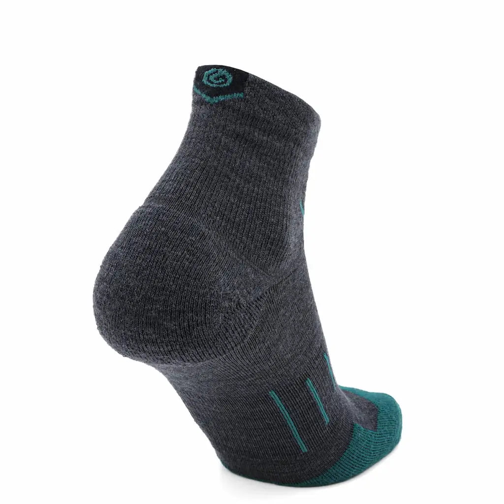 3 Pack Wave - Run 1/4 Crew Runweight Merino Wool Sock - GRIP6 - Flyclothing LLC