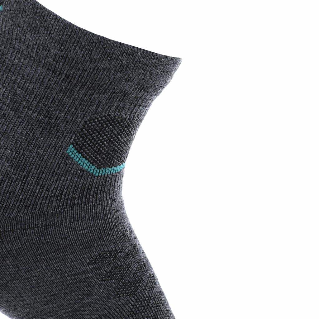 3 Pack Wave - Run 1/4 Crew Runweight Merino Wool Sock - GRIP6 - Flyclothing LLC