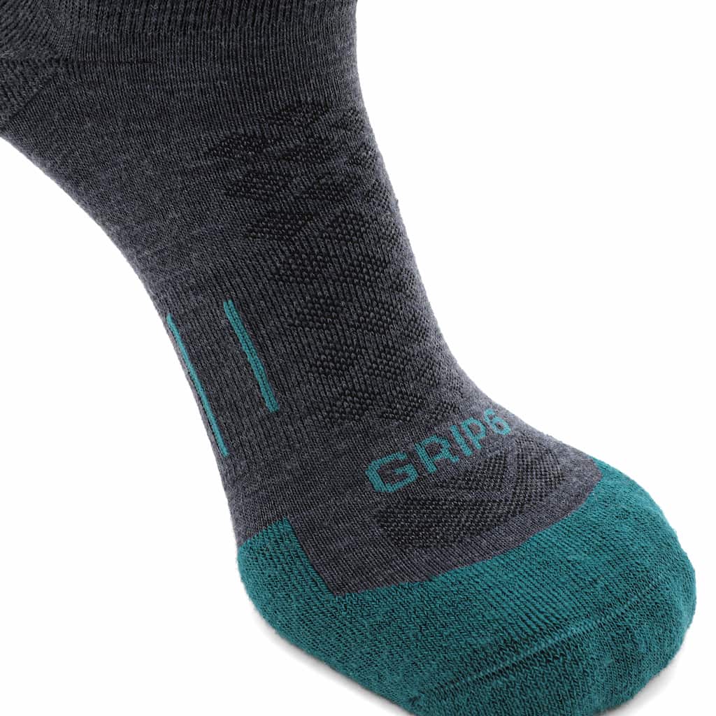 3 Pack Wave - Run 1/4 Crew Runweight Merino Wool Sock - GRIP6 - Flyclothing LLC
