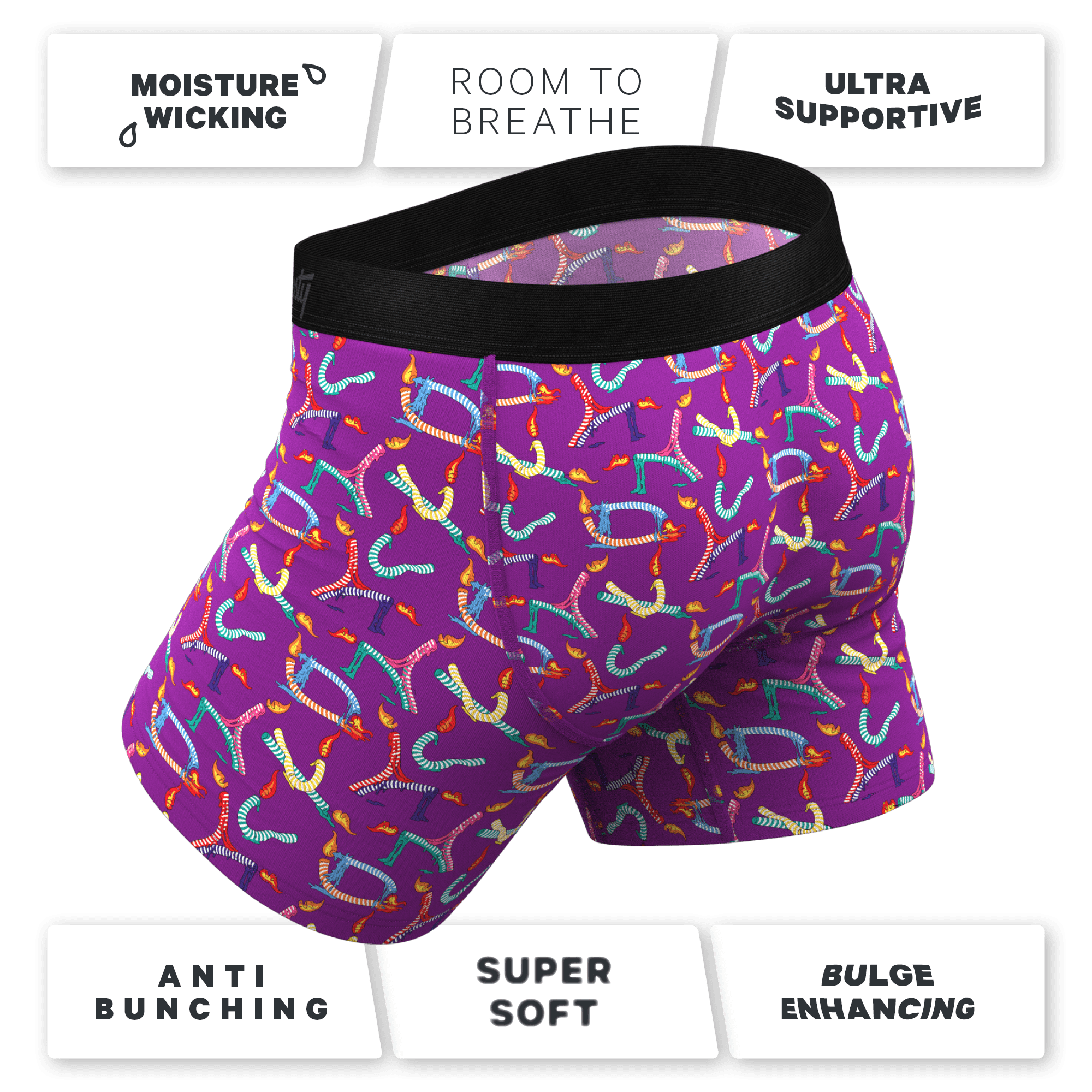 The Wax Play | Birthday Candles Ball Hammock® Pouch Underwear With Fly - Shinesty