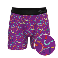 The Wax Play | Birthday Candles Ball Hammock® Pouch Underwear With Fly - Shinesty