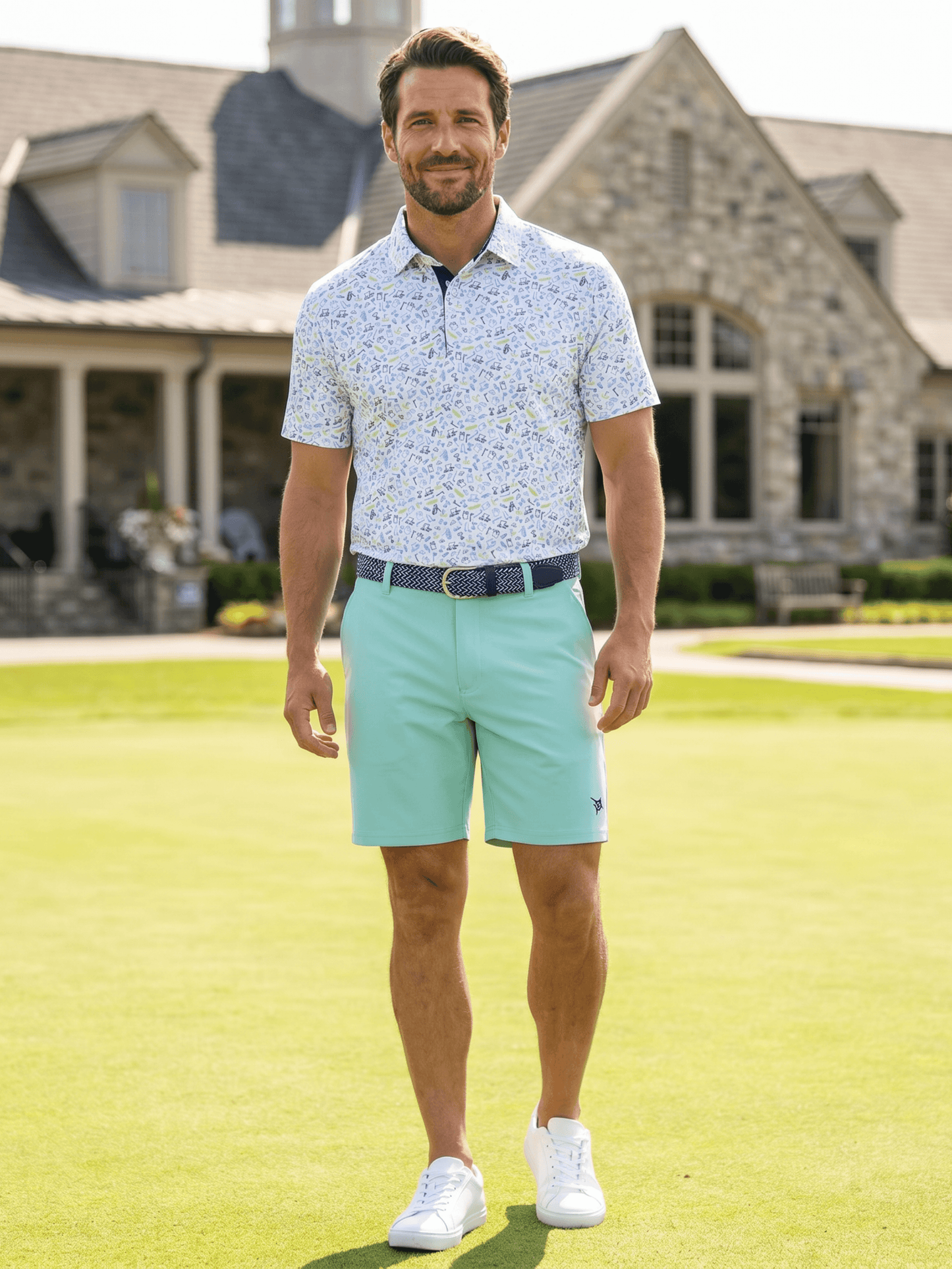 Freeport Short Effortless Performance - White Water Life - Flyclothing LLC