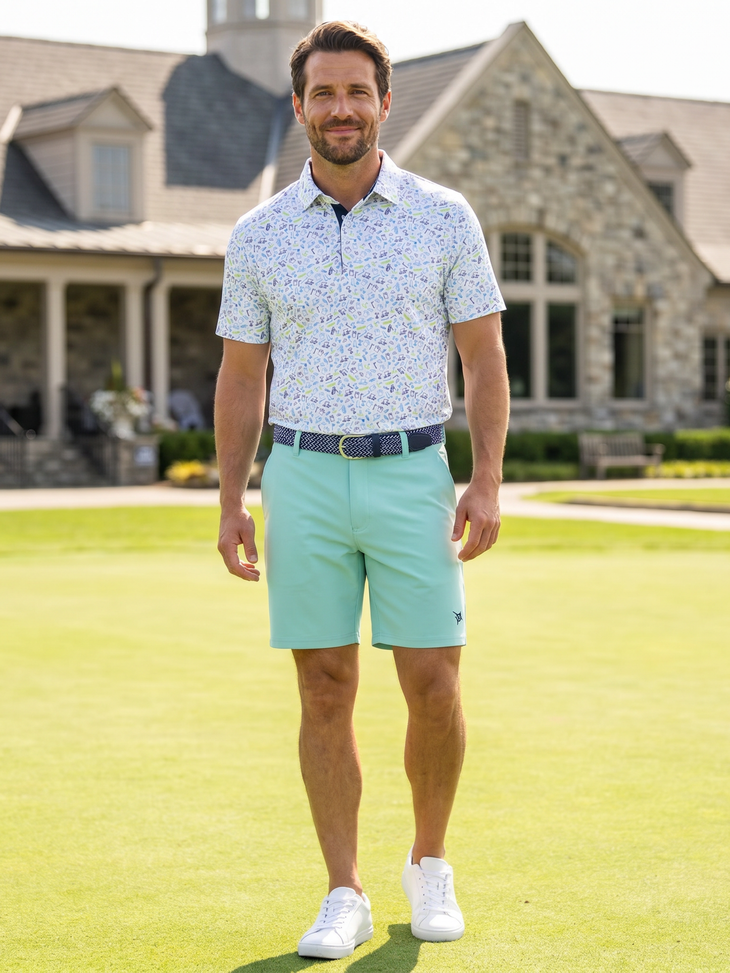 Freeport Short Effortless Performance - White Water Life - Flyclothing LLC